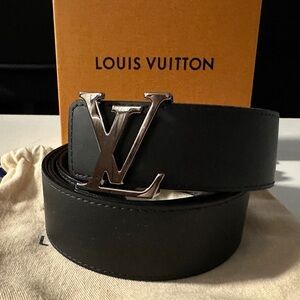 Louis Vuitton Men’s Monogram Eclipse Reversible Belt 38 95 Authentic